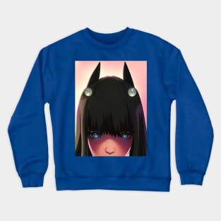 Goth Black Princess Crewneck Sweatshirt